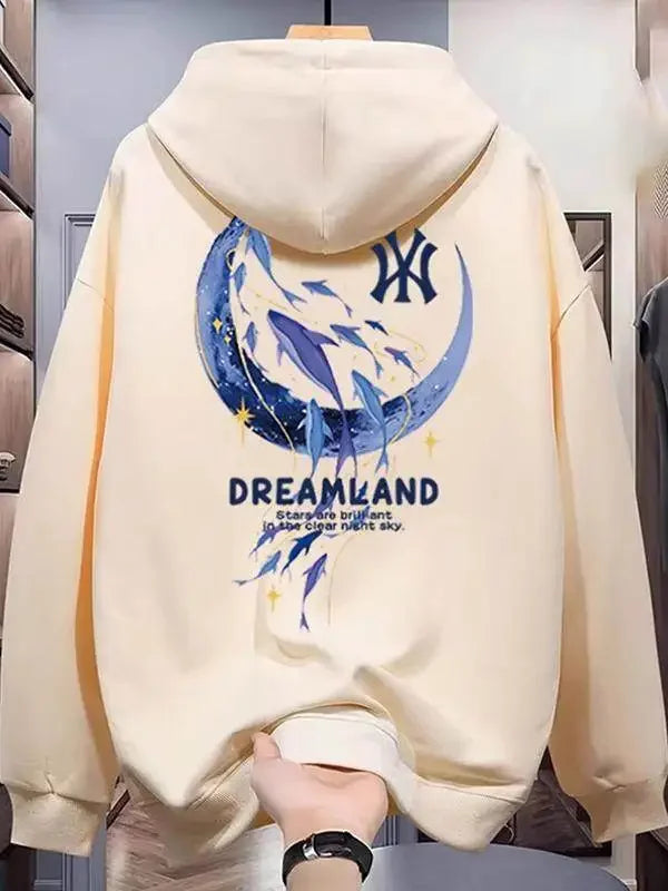 Best-selling school-style men's and women's boyfriend hooded sweatshirt for autumn and winter