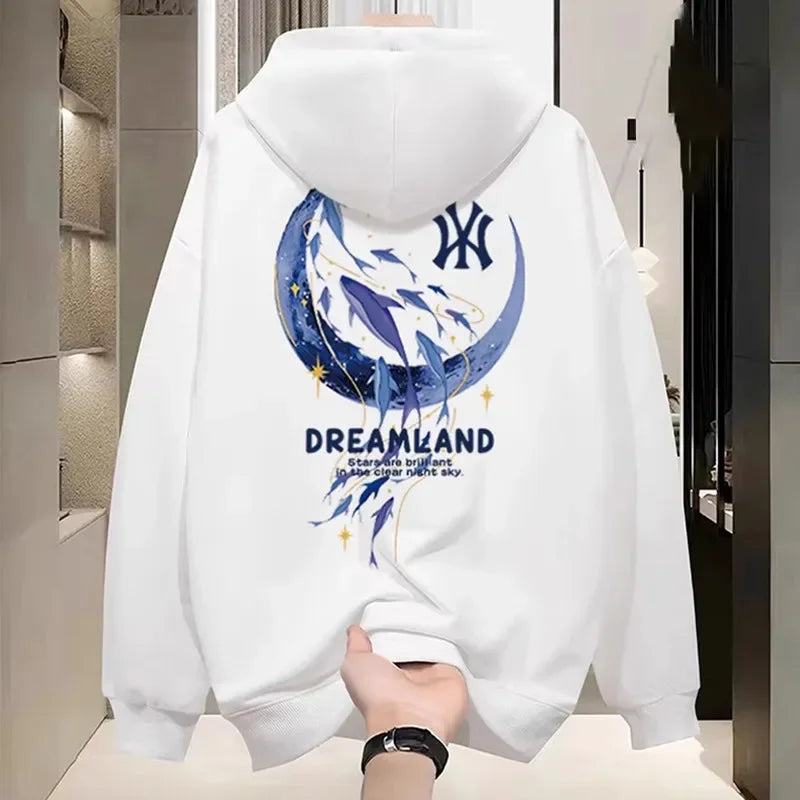 Best-selling school-style men's and women's boyfriend hooded sweatshirt for autumn and winter